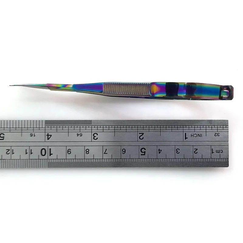 Пружинные ножницы для кутикулы маникюра Прямые острые лезвия из нержавеющей стали и