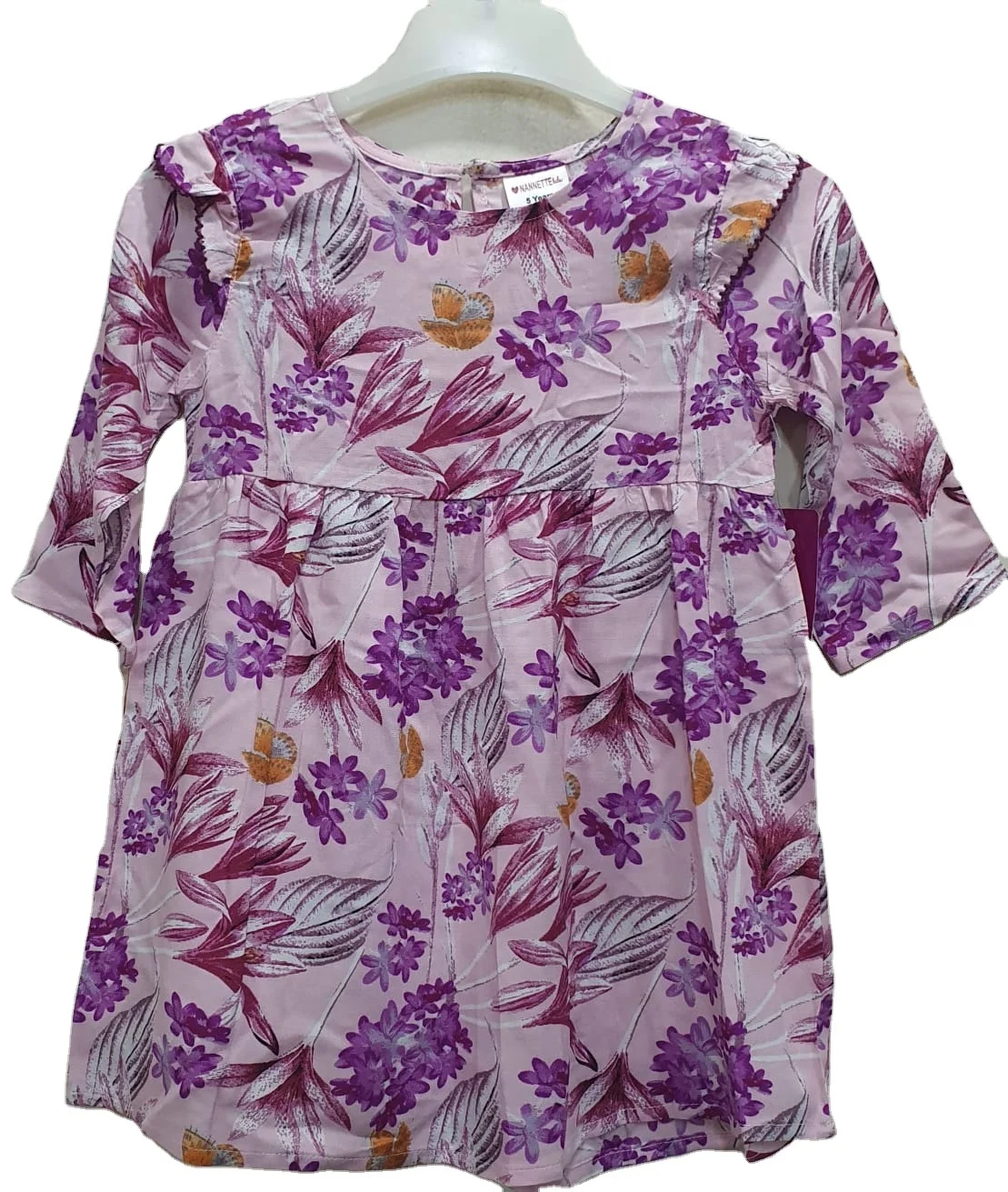 Girls lilen frog(ready stock)