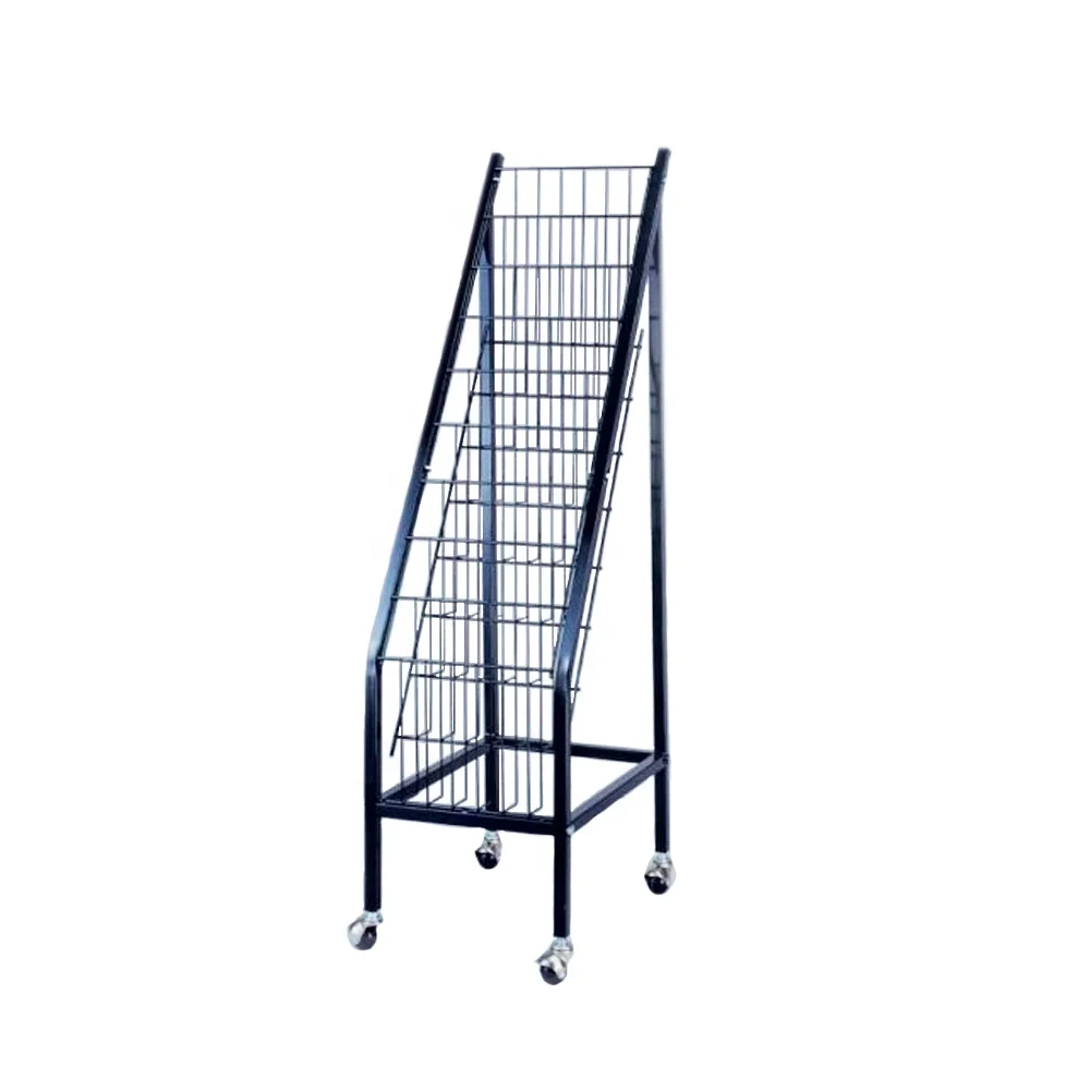 Metal magazine rack
