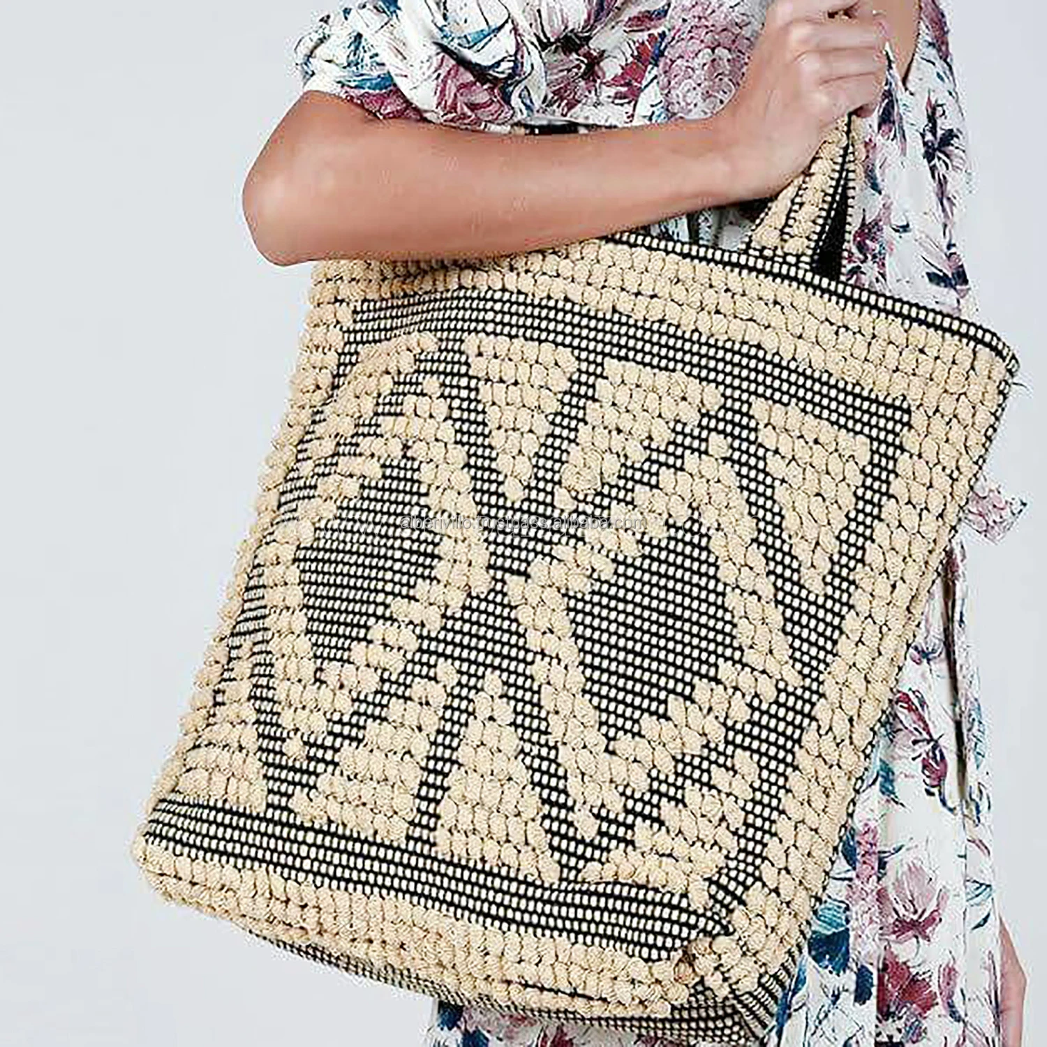 Indian Wholesale  Boho Handmade Bag Bohemian Woven Bag  in Different Designs for Daily Use & Fashion Boho Beach Bags