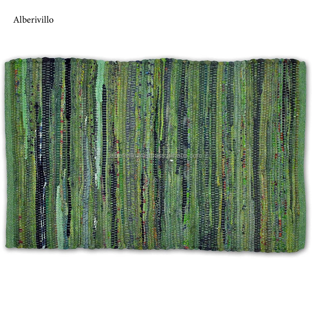 Factory Manufacturer Handmade Recycled Rug Runner Home Carpet Eco-friendly Embroidered Area Rug from India