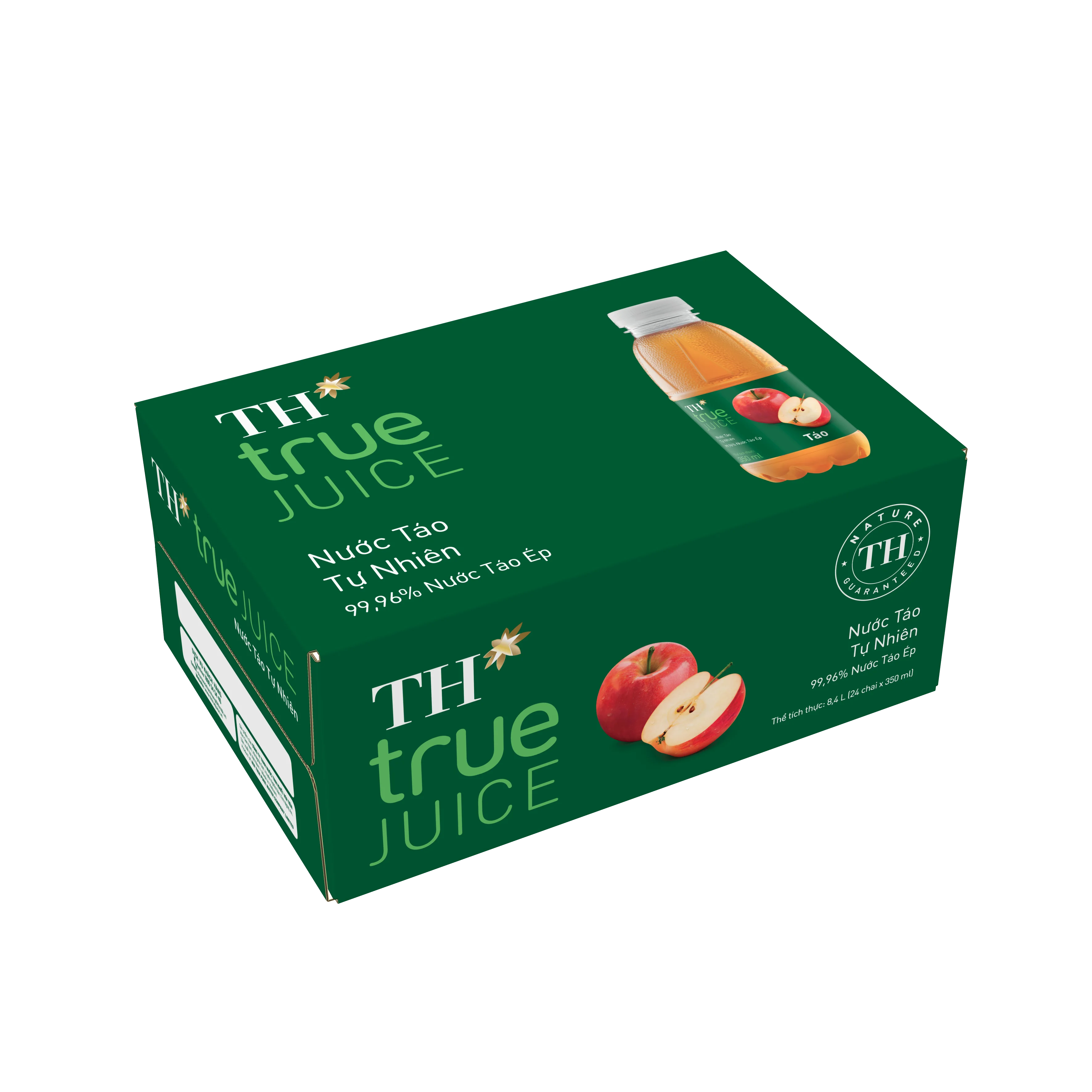 Wholesale Cheap Price Natural Juice Apple Flavor Delicious TH true JUICE 99.96% Apple Juice 350 ml Bottle Packing