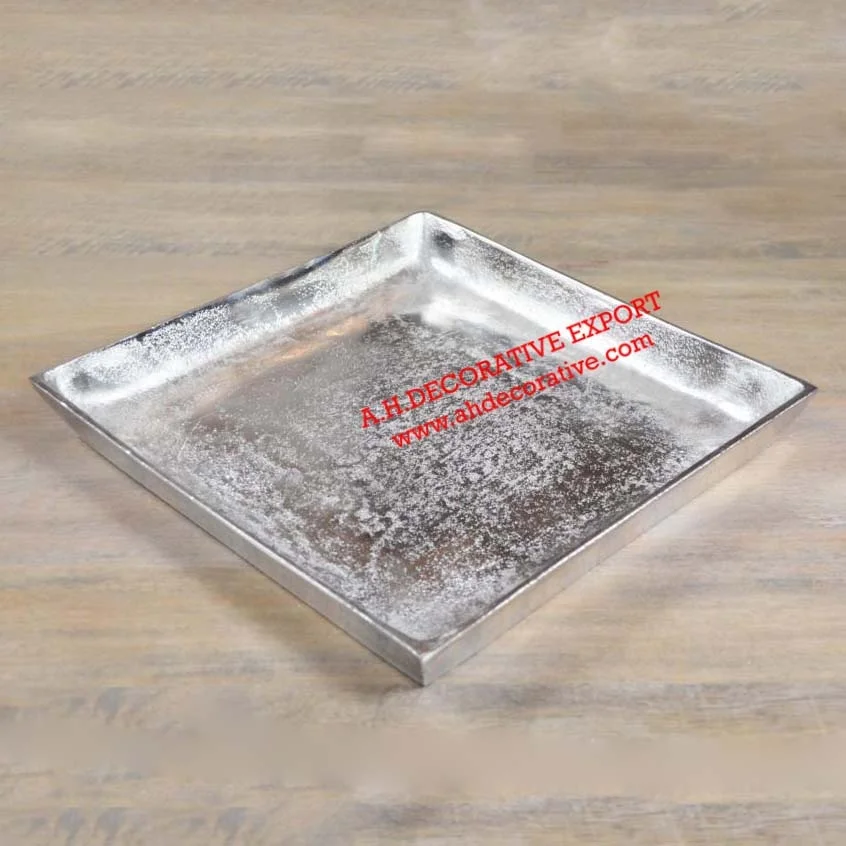 Customized Metal Boat Shape Table Top Tray for Hotel/Bar/Restaurant Unique Boat Metal Tray for Home Metal Boat Flower Bowl