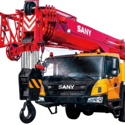 Extremely good used truck crane STC500T5 50t with boom length 44.5m