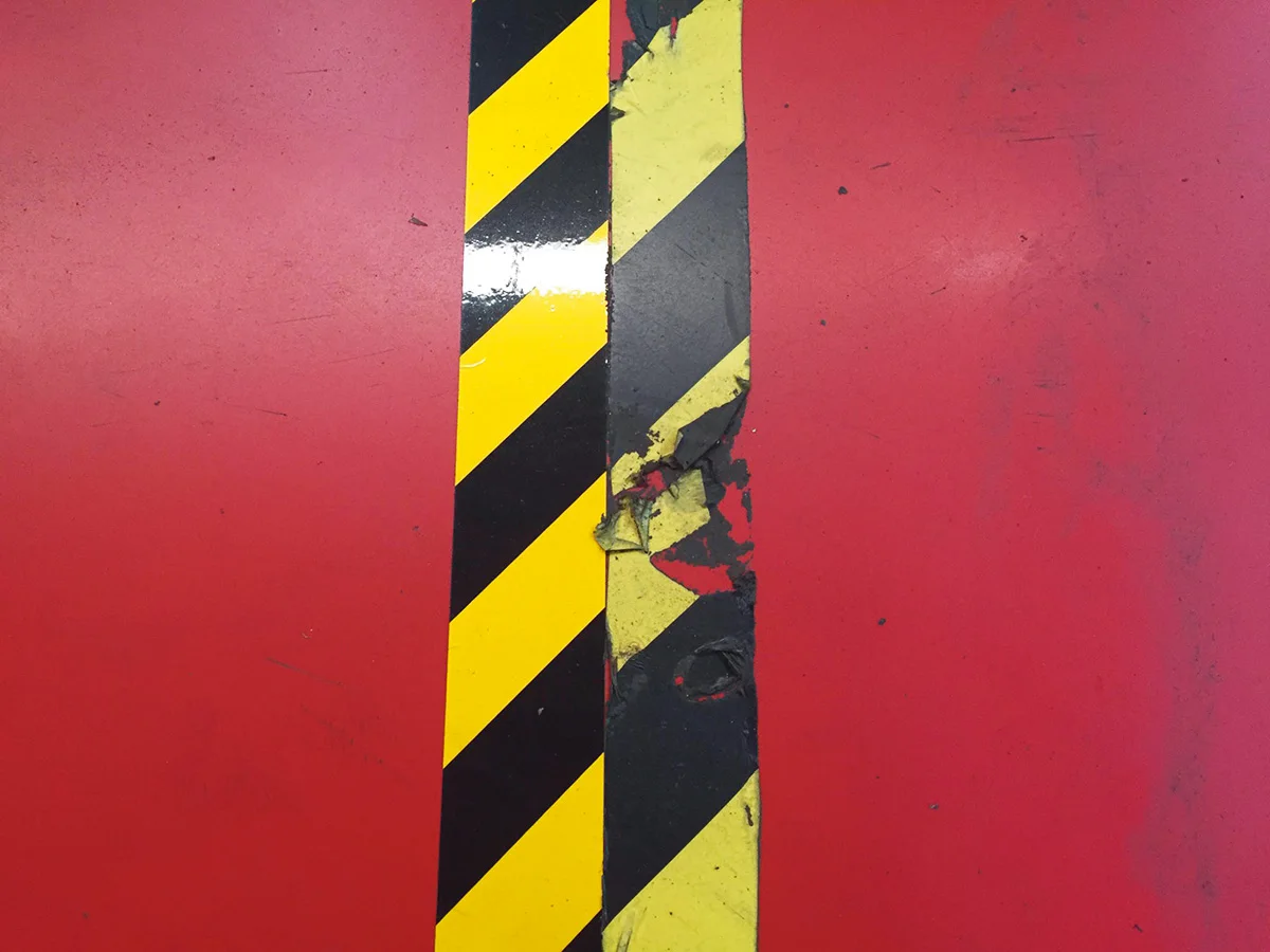 High Quality Tape Factory Safety Measures with Floor Markings Hazard Warning Tape with High Adhesion strong adhesive sticker