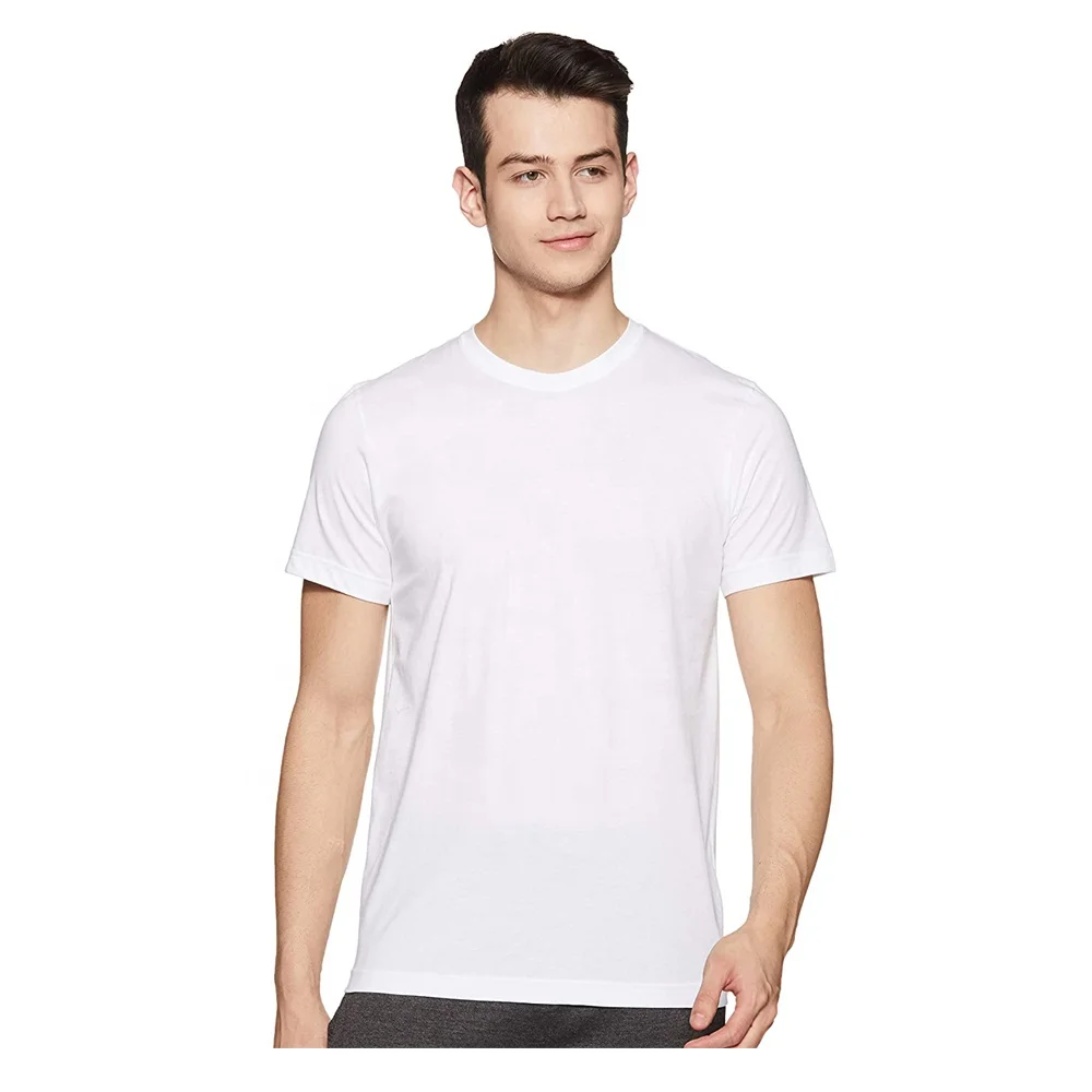 Первоклассное качество оптовая продажа Мужская футболка с круглым вырезом и цветным принтом