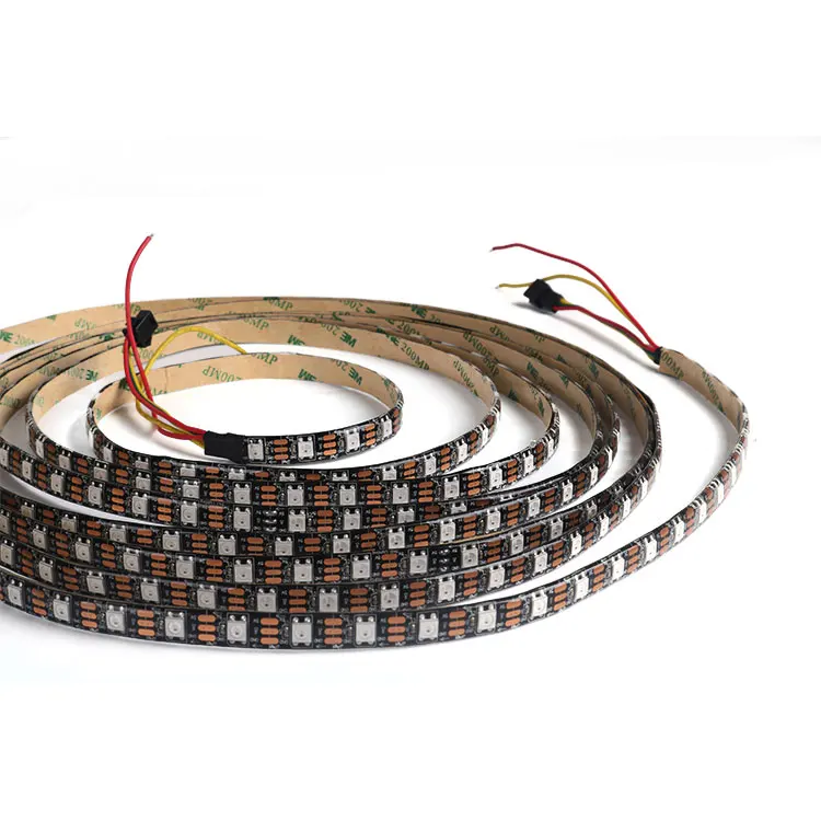 SHIJI Modern Waterproof Outdoor 60pcs SMD5050 10mm DC5V RGB Light Strip IC SK6812 WS2812B Chip LED Strip Light