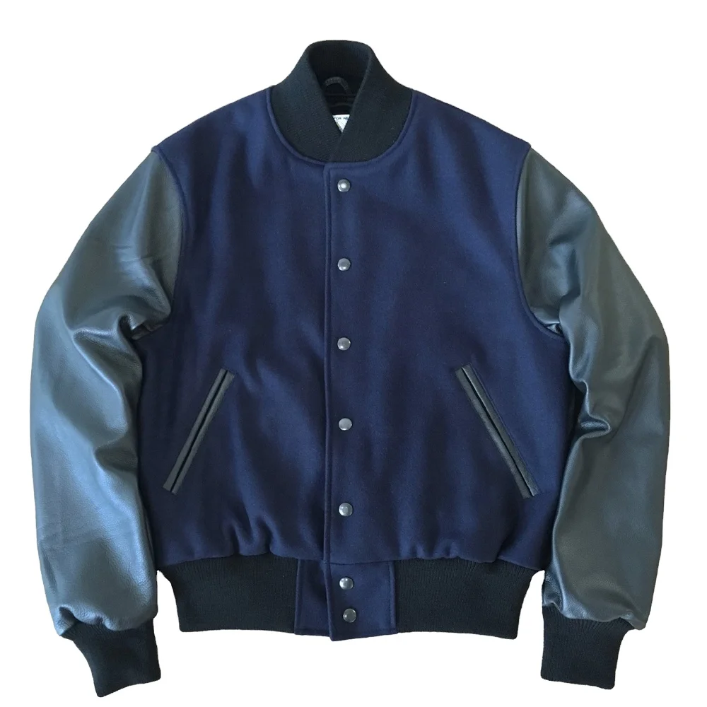 Wholesale Men Custom Cotton Fleece Baseball Jacket Letterman Blank Hooded Varsity Jacket