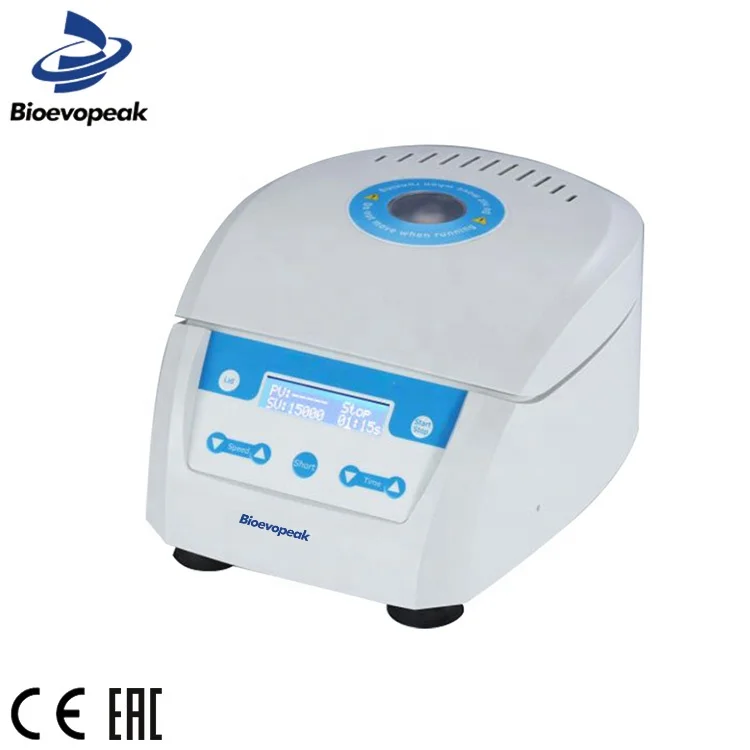 Bioevopeak CFG-Mini15R Laboratory LCD high speed mini centrifuge 15000RPM with CE EAC Approved