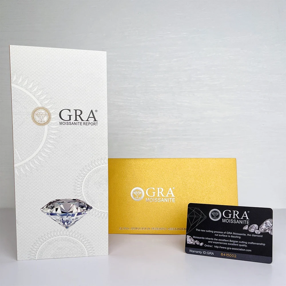 GRA Certified VVS1 Lab Diamond Jewelry Silver 925 18k White Gold Moissanite Wedding Engagement Ring Destiny Jewellery