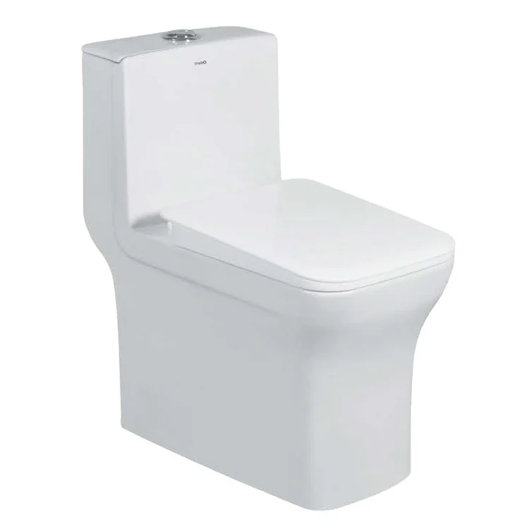 Premium Quality Modern Ceramic One Piece Water Closet with Concealed Tank and Dual-Flush Feature for Home and Commercial Use