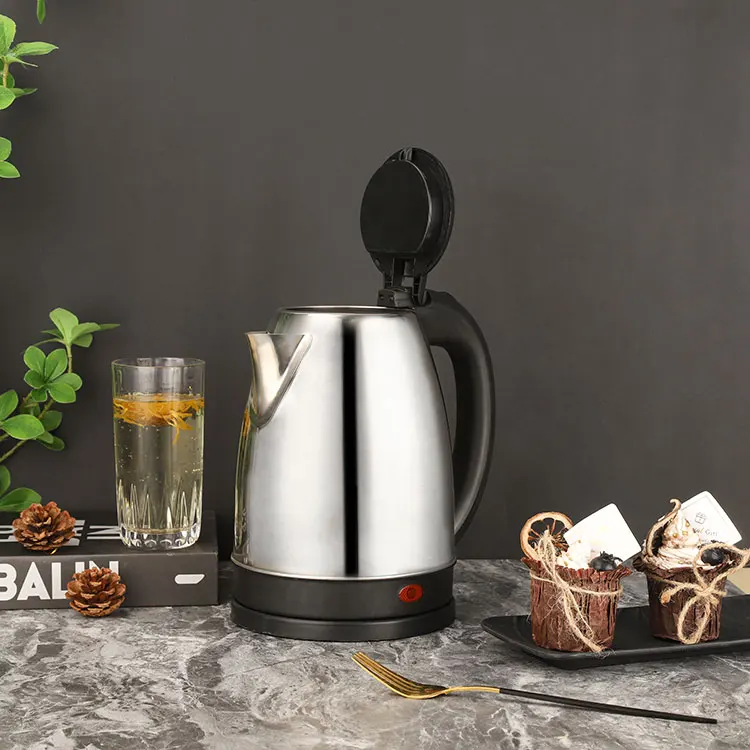 Cheap Small Home kitchen Appliances 1.8 Liter Hot Sale household Classic Stainless Steel Electric Kettles 220V