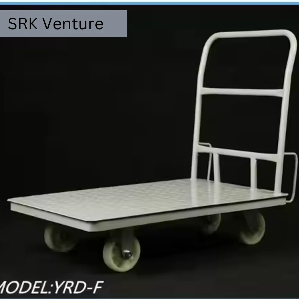 Durable 304 Stainless Steel Cargo Trolley for Warehouse Use Ladders & Scaffoldings Product Trolley for Warehouse