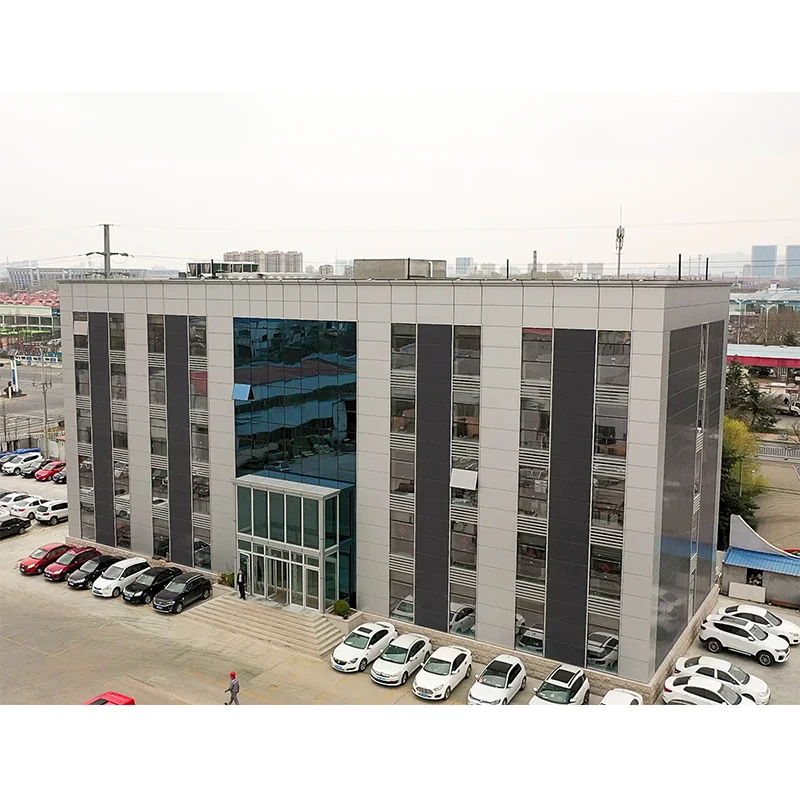 Customized High strength Good resistance steel structure building construction commercial office center
