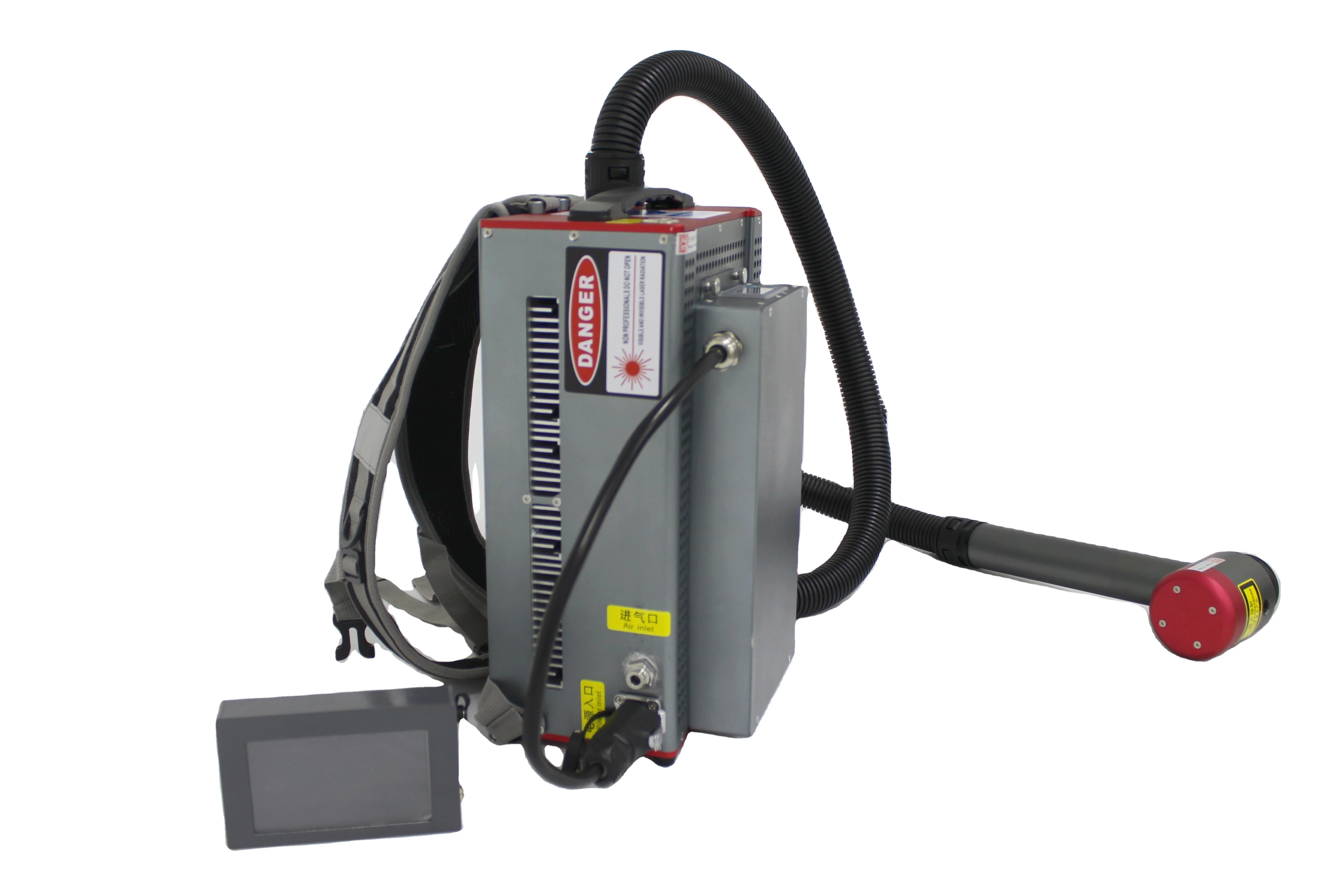 100W Backpack laser cleaner non-contact laser rust remover fiber laser cleaner price