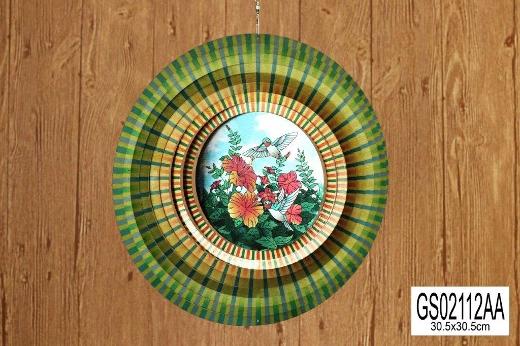 Вращающийся металлический 3d-спиннер «божья коровка» 12 дюймов