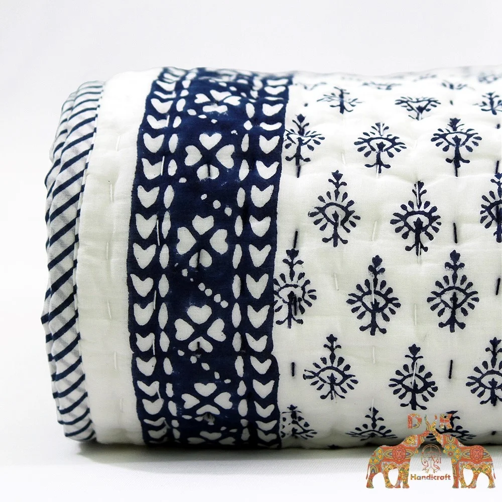 Одеяло с хлопковым наполнителем Королевский размер мягкое постельное белье комплект одеял kantha одеяло для отеля домашнего использования