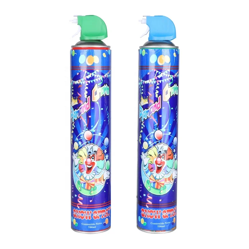 Wholesale 250ml celebrate christmas holiday artificial Carnival foam party snow foam spray
