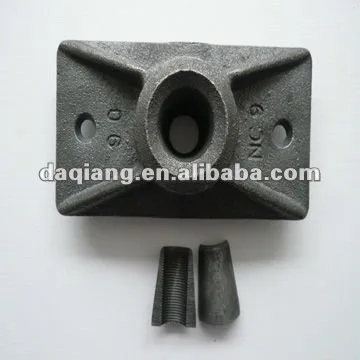 post-tensioned anchorage wedge anchor for unbonded strands