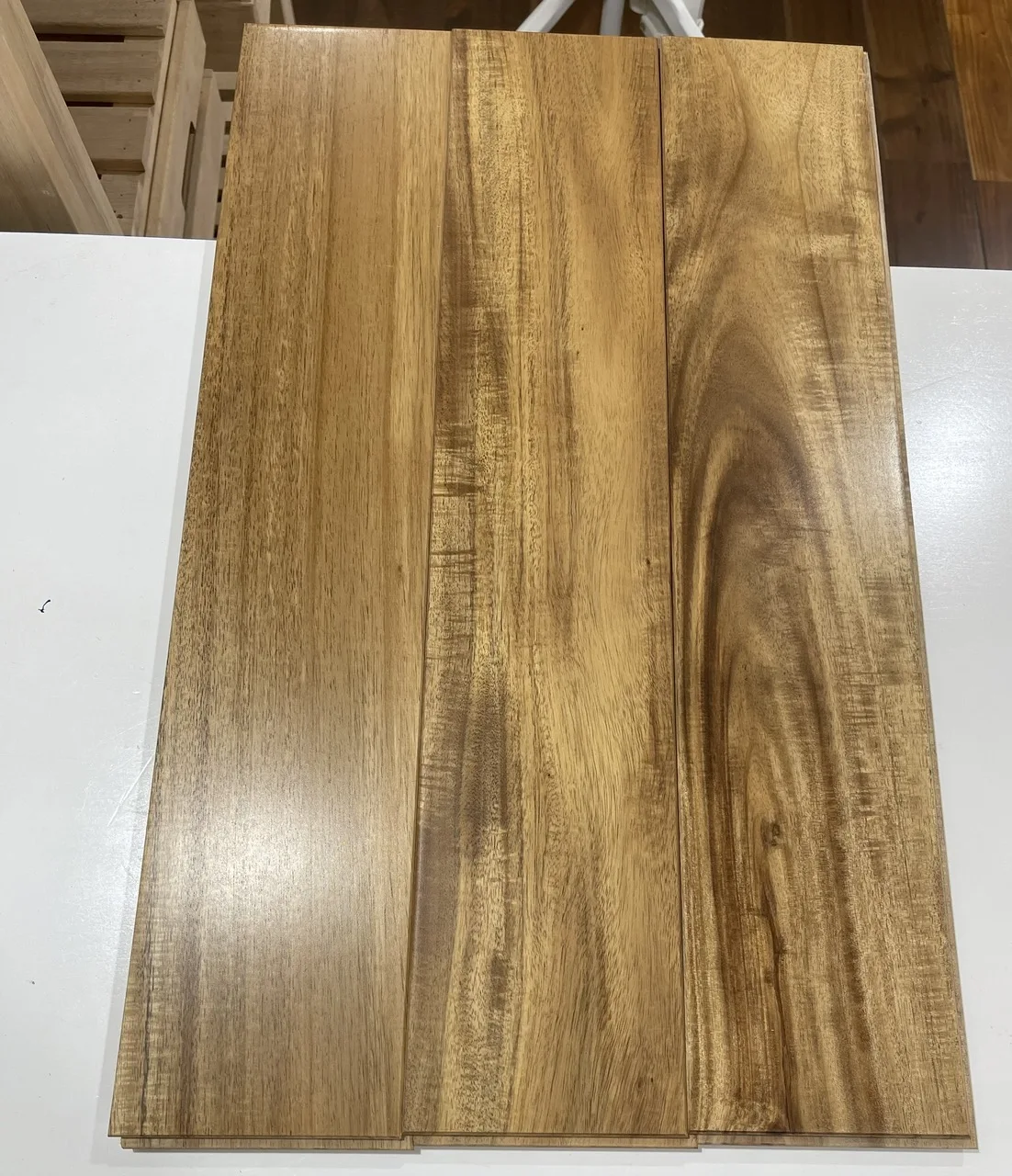 Real Wood Solid Wood Flooring Hardwood Flooring 100% natural Acacia golden wood ABC grade