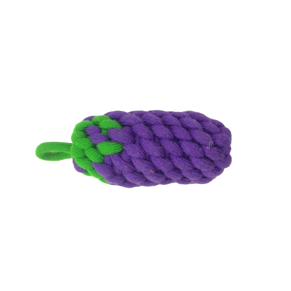 High Quality Plush Vegetable Cotton Knitted Rope Dog Toy