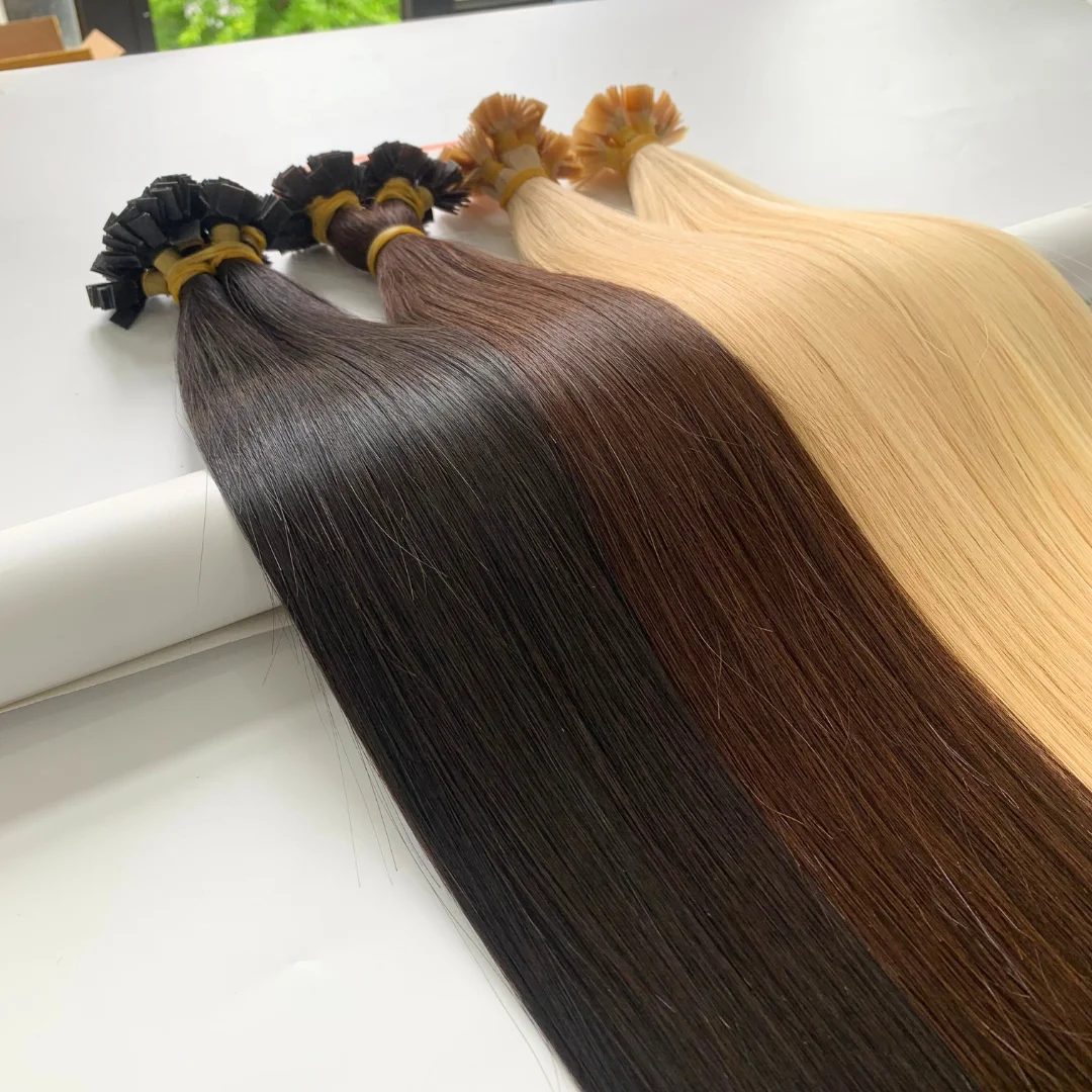 Discount 7% Hair Extensions AZ HAIR VIETNAM Flat Tip Hair Extensions 100% Raw Virgin Vietnam Human
