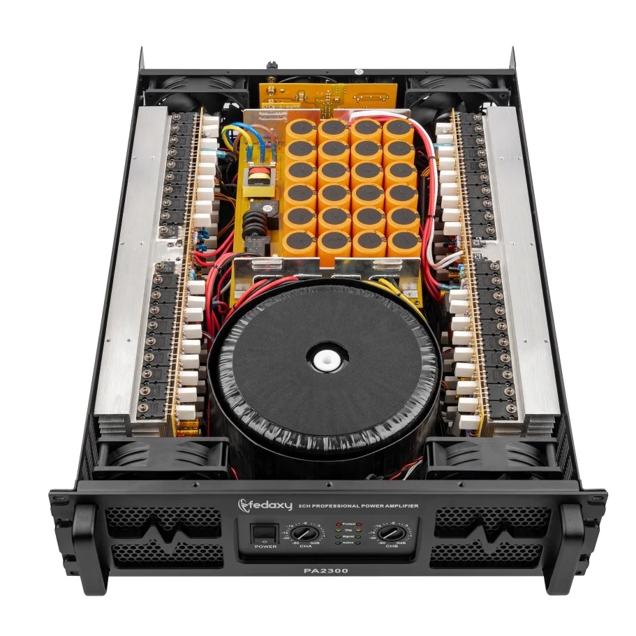 sound standard ca 20 power amplifier 2channel 2300watts 3U mixer professional sound amplifier audio