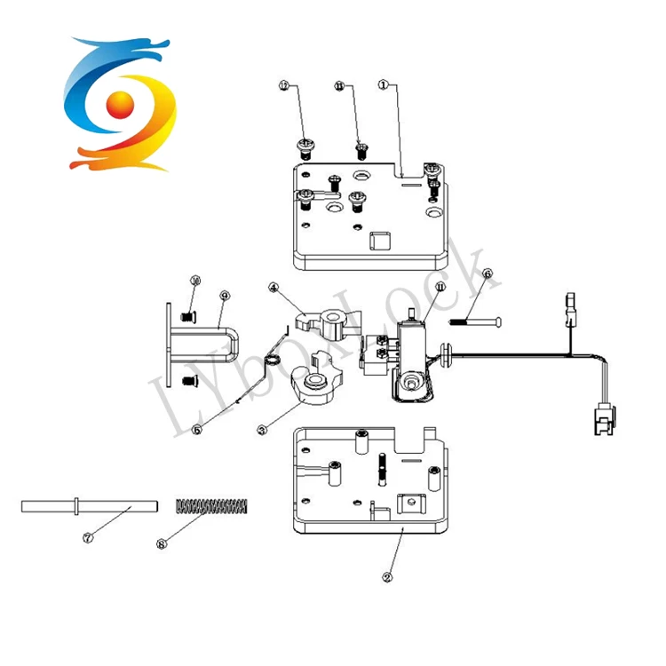 Stable quality DC12V 24V low price mini electromagnetic solenoid lock for storage locker