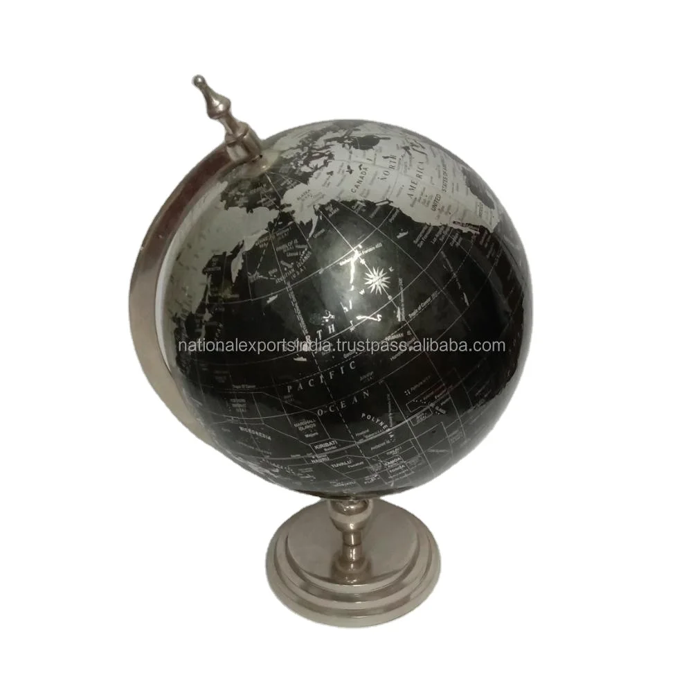 Home Decor Crystal Globe with Metal Base Luxury Gold Geometric Gifts CLASSIC Ball Resin Key Abstract Art Glass Technics Style