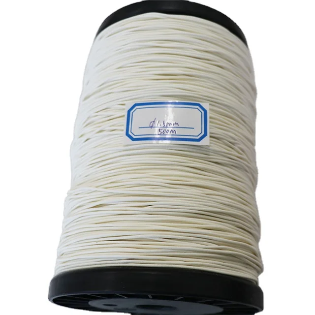 Diameter 1.5mm white silicone foam rubber string