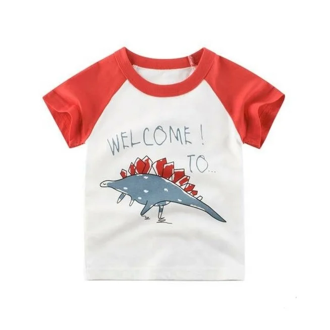 New Design Boys T Shirt Short Sleeve Casual T shirt for Boys Fashionable Children Boys Cotton T Shirts Wholesale Price