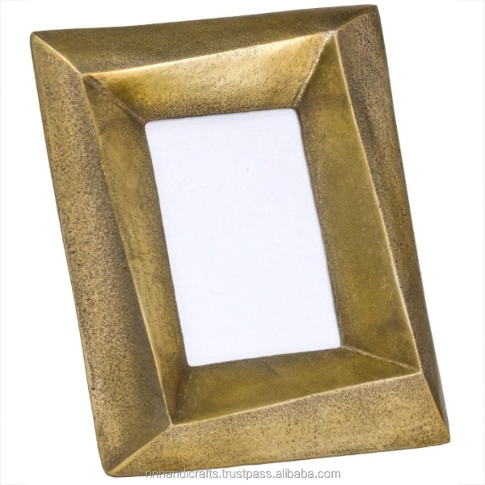 Unique Latest Design Aluminium Metal Silver Antique Color Rectangular Photo Frame Clip Photo Holder Wall Frames Clip Photo Hold