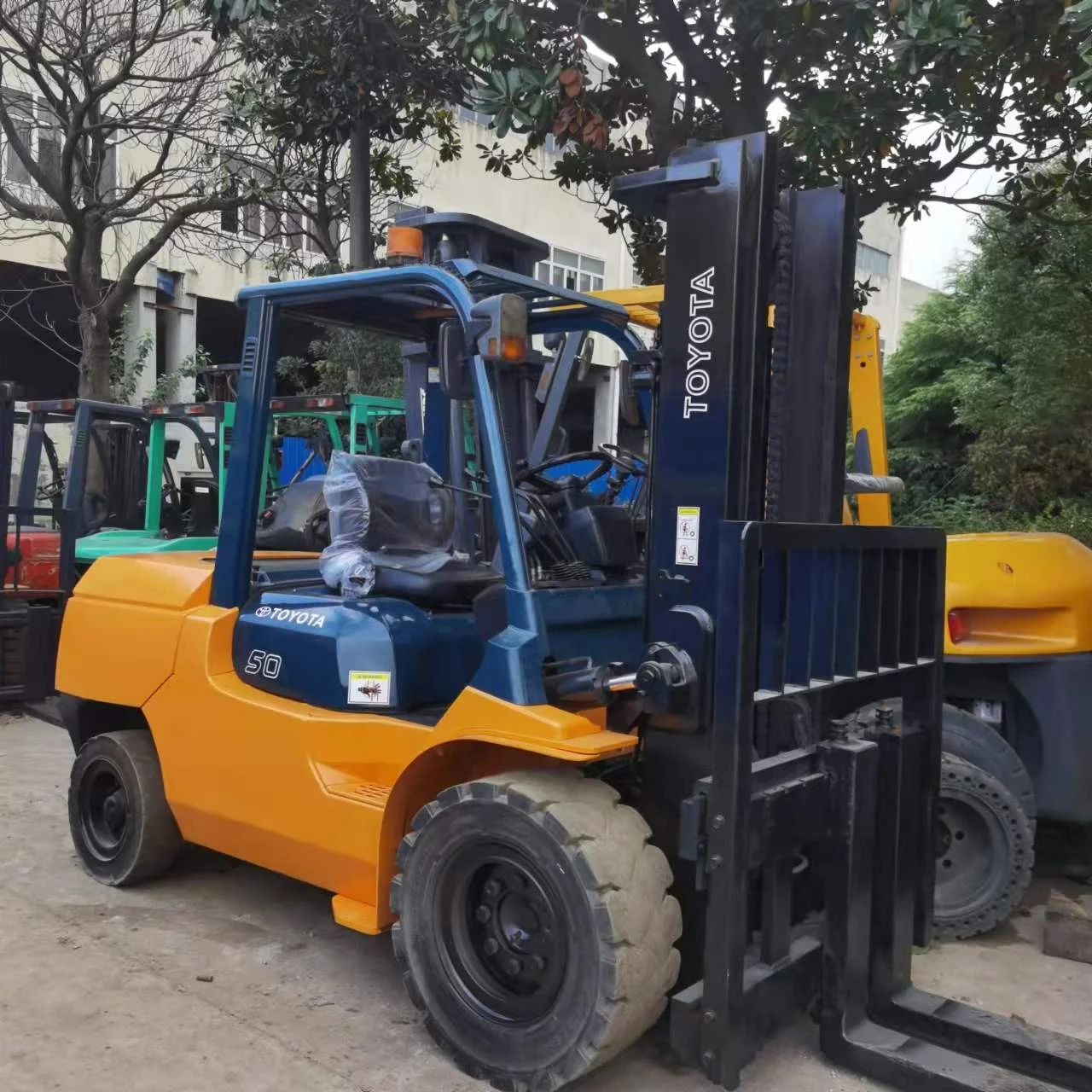 hot selling used  forklift toyoto 7FDA50  5 ton diesel forklift 8 ton 10 ton made in Japan