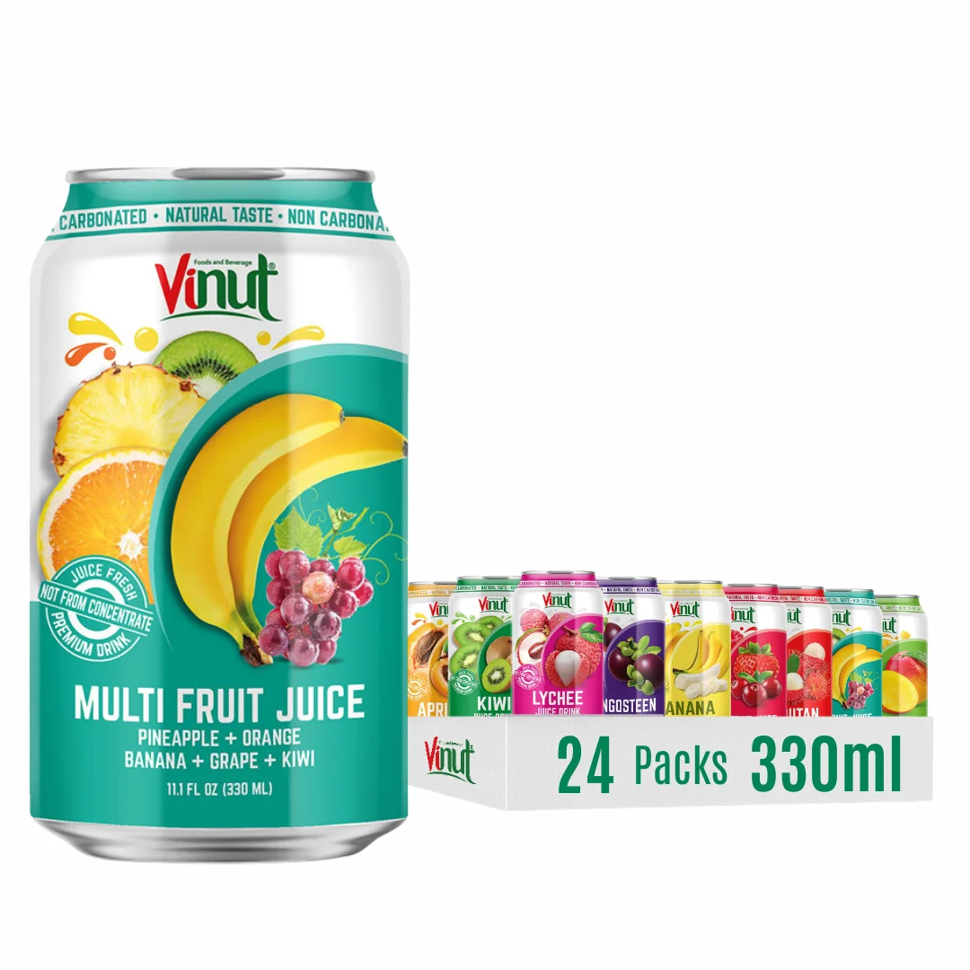 VINUT 330ml Sugar-Free Rambutan Juice Drink OEM/ODM Private Label Factory Price Free Sample From Vietnam Manufacturer