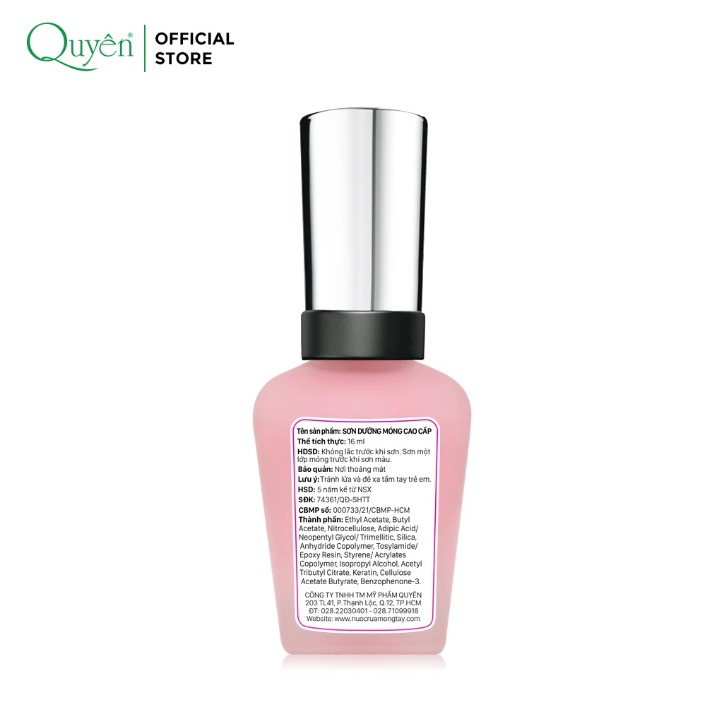 NPL-3022 Quyen Beauty Vietnam Professional Healthy Nail Care Premium Super Nourishing Flat 16ml Nail Polish Wholesale Bulk