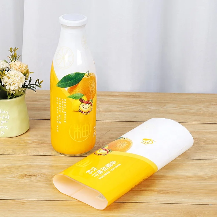 GH-Printing Customized Heat PVC shrink sleeve bottle beverage label for Glass Bottles water bottle labels