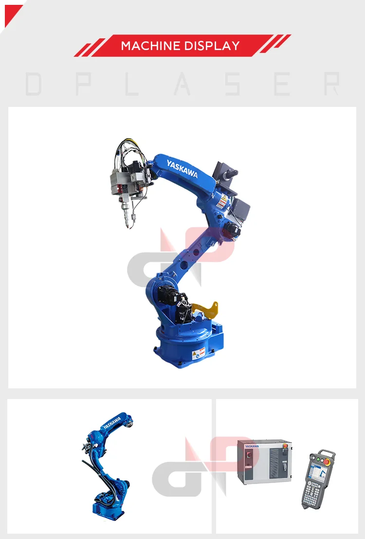 Yaskawa Servo Control 6 Axis Robotic Arm Stainless Steel Welder Automatic Fiber Laser Robot Welding Machine