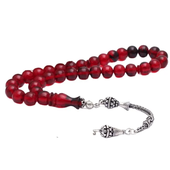 Молитвенные бусины оптом Tasbeeh рамаданский подарок религиозный Tasbih 10 мм 33 шт. драгоценный камень круглые мусульманские четки