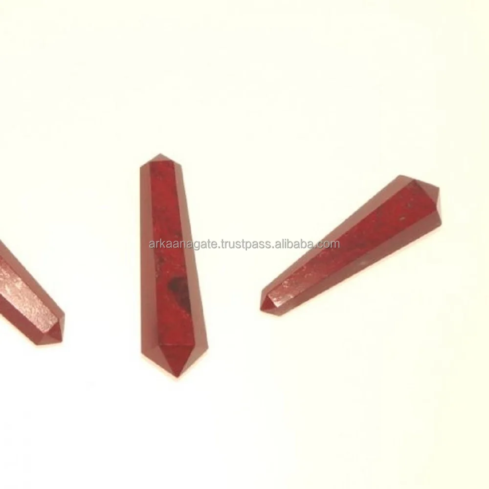 Wholesale Crystal Mahogany Obsidian Double Terminated pencil Gemstone chakra crystal healing Pencil Point for sale