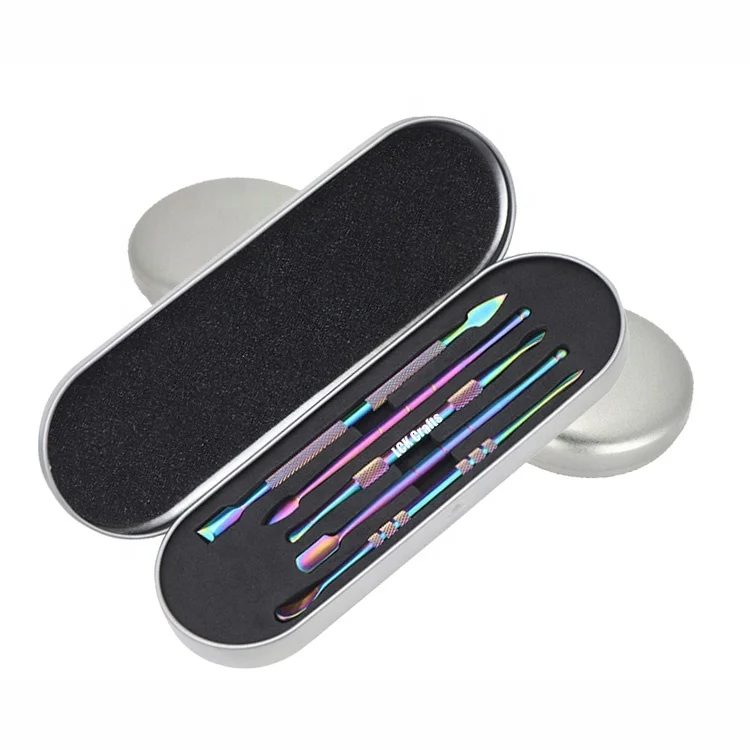 Wax Dental Clay Carvers Kit 5 Piece Stainless Steel Metal Spatula Set