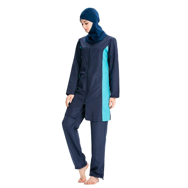 Wholesale Customize Muslim Swimwear Islamic Women Modest Hijab Plus Size  Wear Swimming Suit Beach Full Coverage Swimsuit