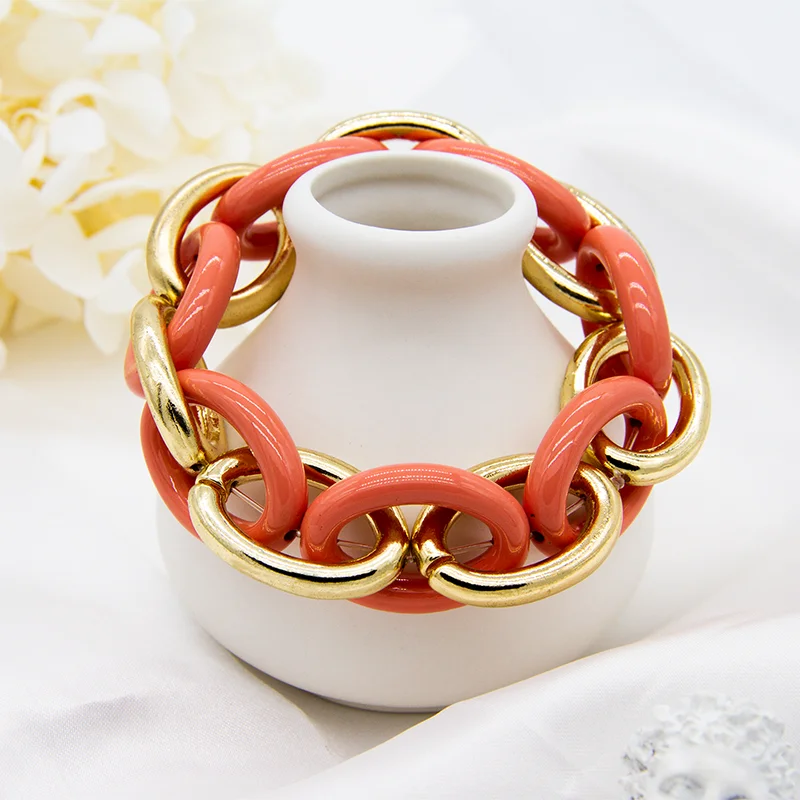 Chunky Bracelets For Women 2022 Fashion Stainless Steel Jewelry Custom Name Bracelets Love Charm Bracelets