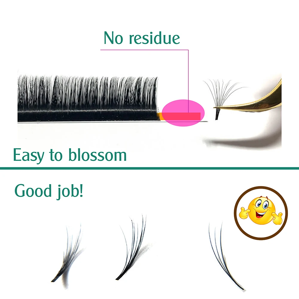 Накладные ресницы LashPlus профессиональные шелковые Индивидуальные для наращивания русский объем частная торговая