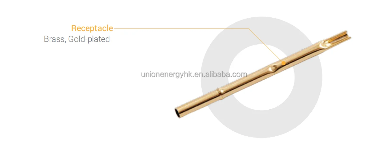 Best Selling High Quality Customized Brass Pogo Pins Pointed Crown Spring Contact Probes Test Probe