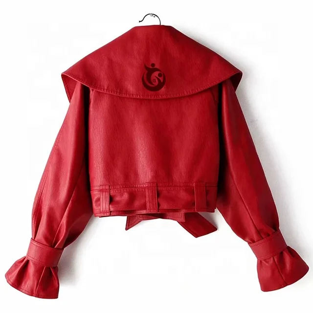 Autumn New Style Leather Jacket Sheepskin Loose Fashion Short 2021 Jacket winter Leather Women crop Jackets