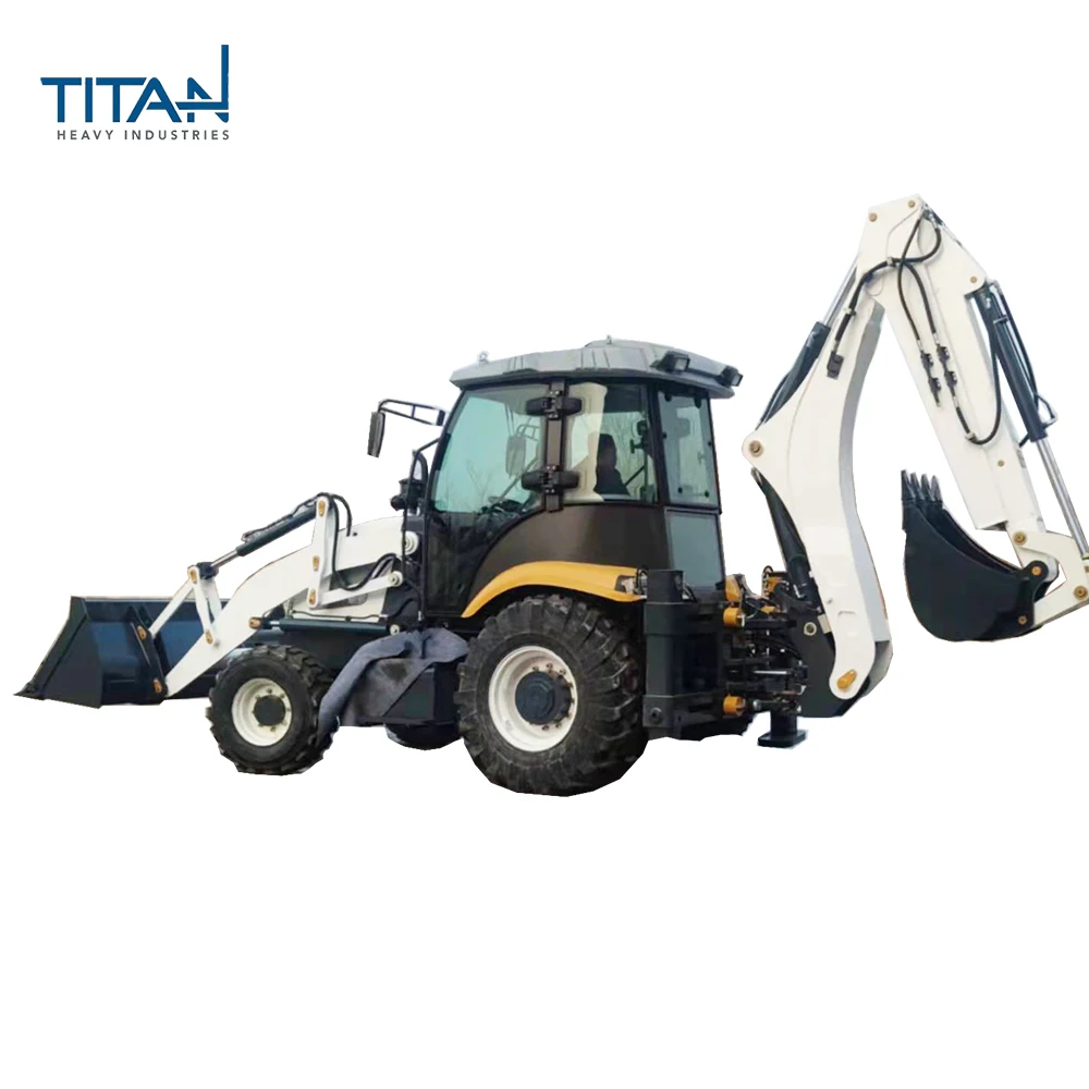 Core Motor and Engine Backhoe Loader for Farms Retail Restaurants Manufacturing Plants with PLC Pump Gearbox Bearing