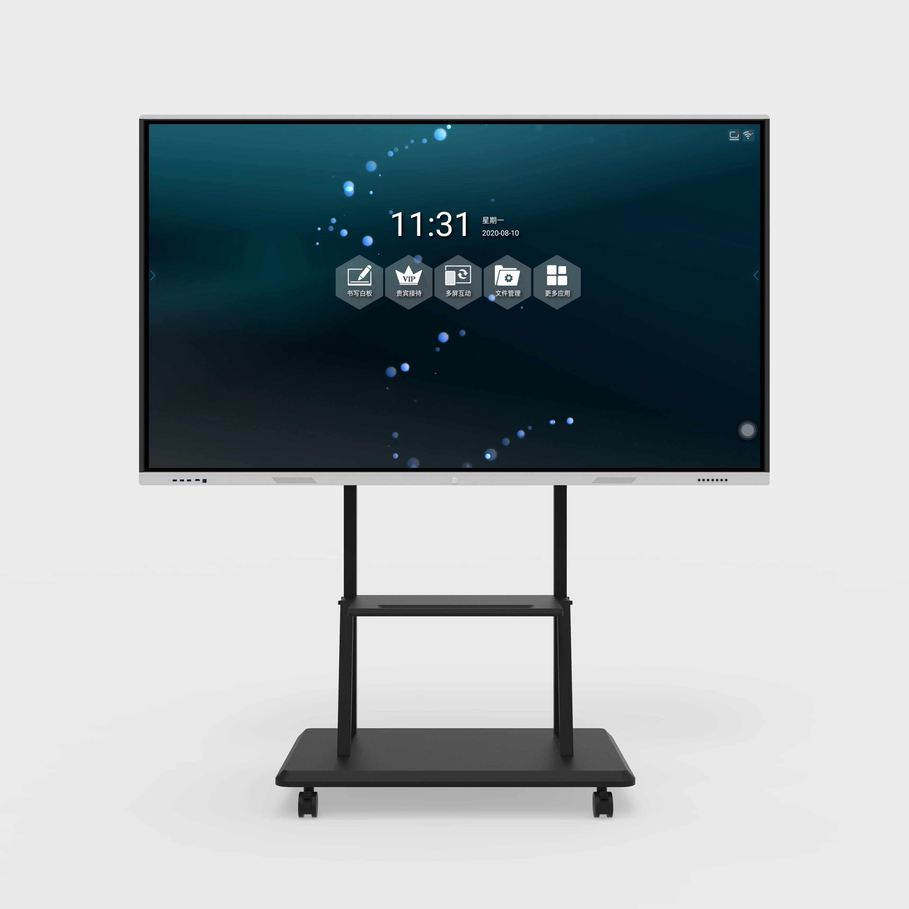 OEM ODM 65 75 86 inch Android 11.0 8G Ram+128G interactive Whiteboard Dual System smart interactive flat panel For Classroom