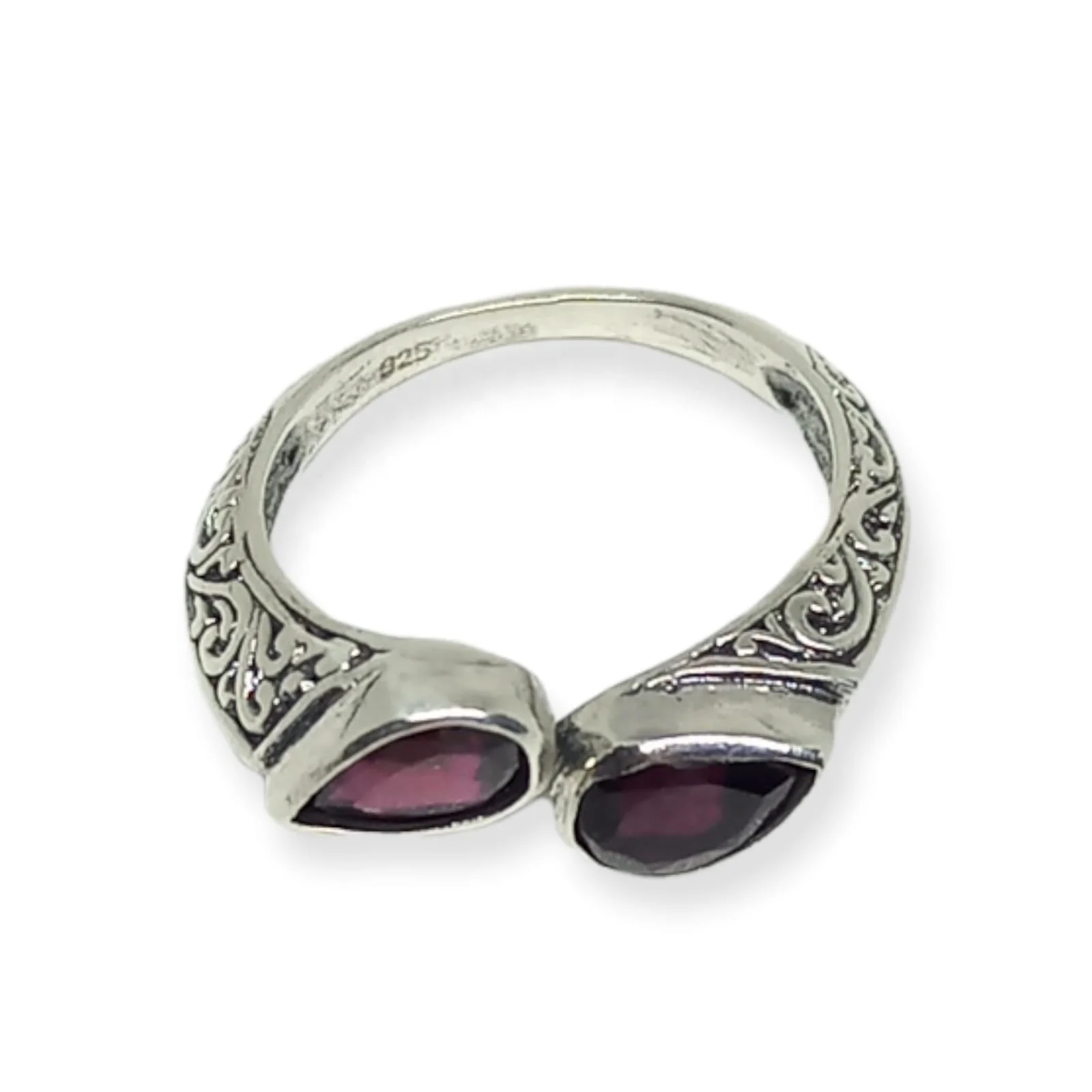NY-R001-Sterling Серебряная Двойная Цепочка Камни кольцо Роскошный дизайн идеально специальный подарок для леди