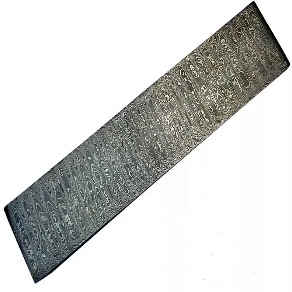 Top Quality Custom Handmade Damascus Blank Billet Damascus Steel Blank Billet For Making Knives