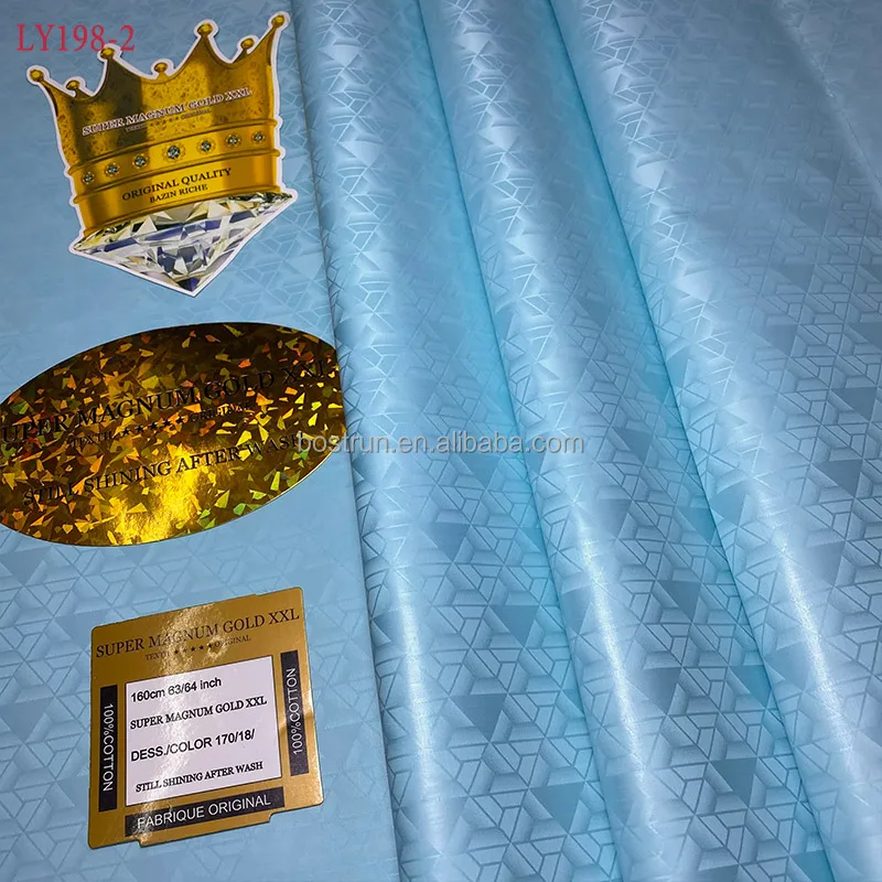 LY198   nigeria style damask shadda bazin 5yards bazin riche African clothes